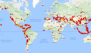 The Global Historical Earthquake Archive Map